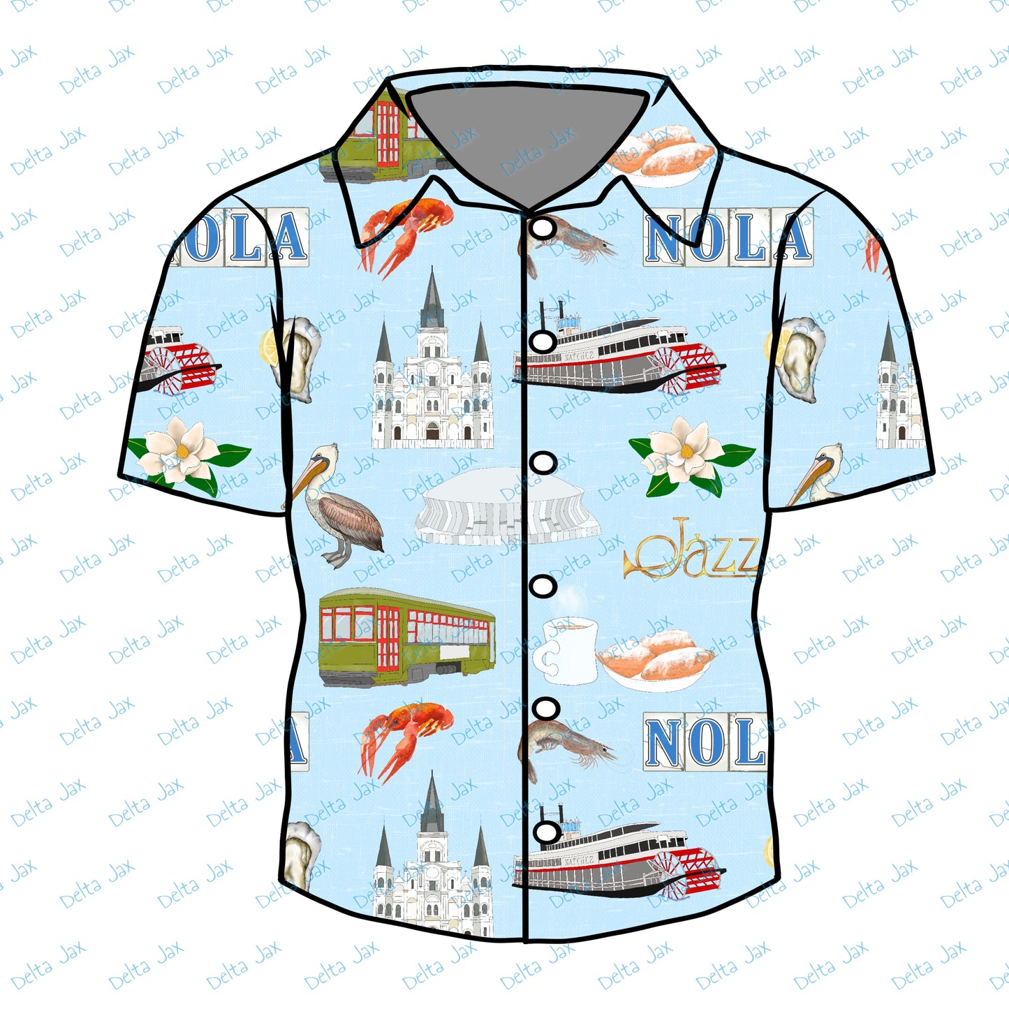 The Quarter Button Down Adult Shirt (MOQ 10)