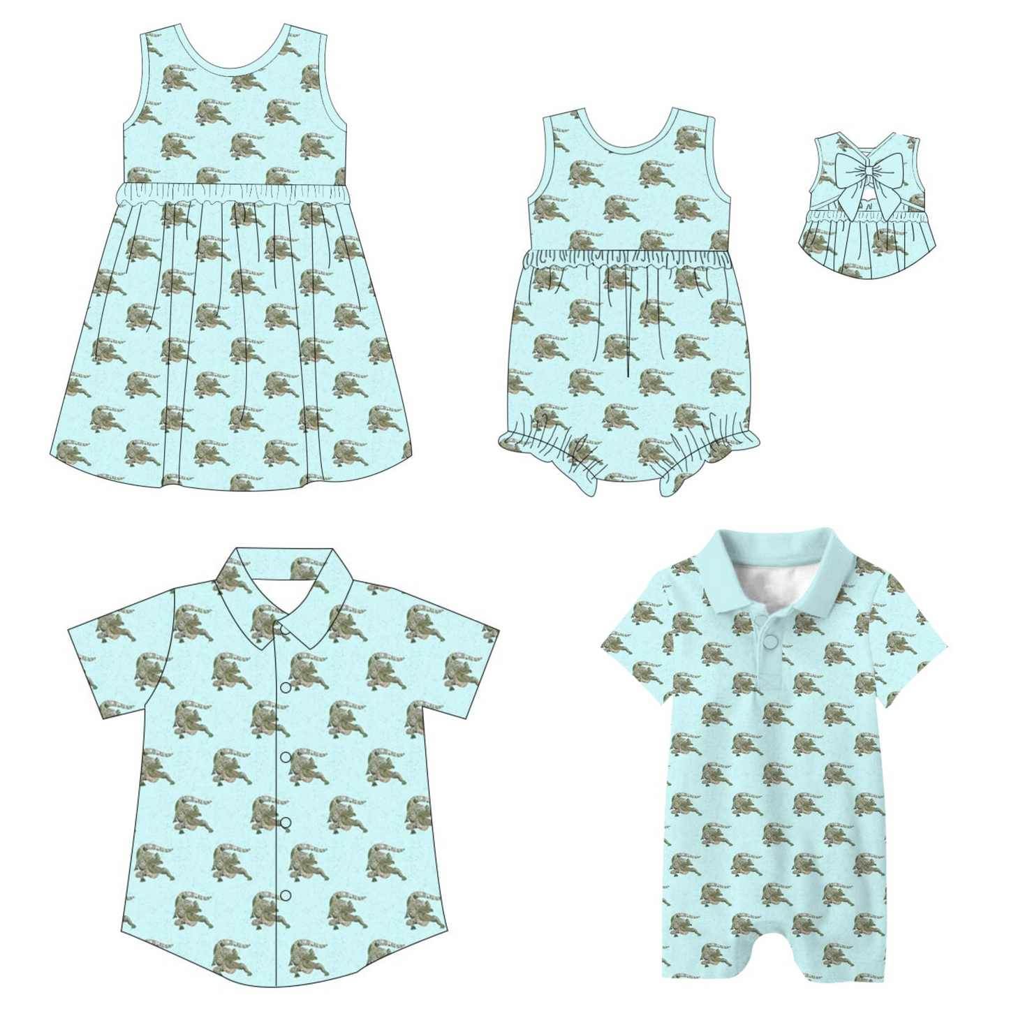 Blue Gator Kid's Pieces (preorder)