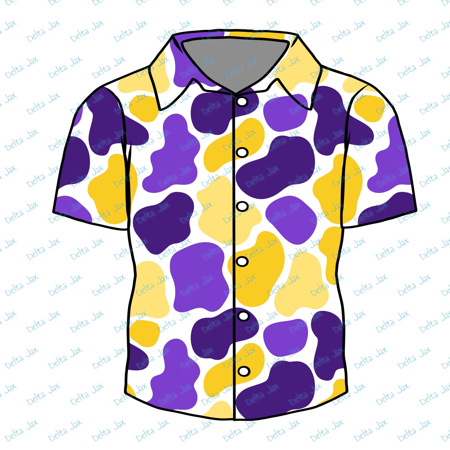 Geaux Camo Button Down Adult Shirt (MOQ 10)